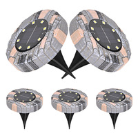 Lampes solaires à LED pour sol, étanches, à énergie solaire, lampes de sol pour l'extérieur, éclairage paysager pour les allées