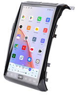 Écran de voiture Android vertical XTRONS de 14,5 pouces pour Ford F-150 avec climatisation manuelle, écran 2K, Qualcomm 6125, 8+128 Go, CarPlay, navigation 4G