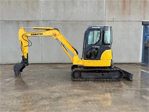 Mini-excavatrice KOMATSU PC50 d'occasion de haute qualité, 5 tonnes, 95% neuve, moteur d'origine, roulement d'engrenage, cœur PLC, y compris la boîte de vitesses et la pompe - Product Image 6