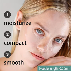 Patchs oculaires en feuille micro-aiguilles anti-rides à l'acide hyaluronique soluble, personnalisables avec logo, pour le visage, GZ RTS, commande en gros mixte - Product Image 3