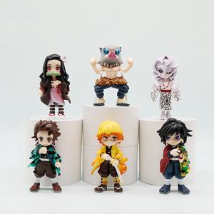 Demoni uccisori 6 stile/Set Kamado Tanjirou Kamado Nezuko Agatsuma Zenitsu hashibra Inosuke <span class=keywords><strong>Anime</strong></span> decorazioni Figurine - Product Image 5