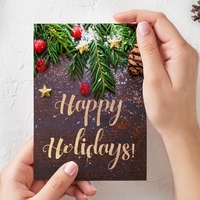 Cartes-cadeaux de voeux de remerciement pour les petites entreprises Invitation de mariage d'affaires personnalisée de luxe