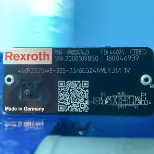 R900247478 4WRZE25W8-325-7X วาล์วควบคุมทิศทางแบบสัดส่วนพร้อม OBE, ระบบควบคุมไฮดรอลิกแรงดันสูง 350 บาร์ - Product Image 3