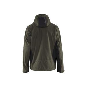 BLAKLADER - 475325164599XS Chaqueta softshell con capucha Verde Oliva oscuro/Negro-EAN 7330509689295 CHAQUETAS DE TRABAJO - Product Image 2