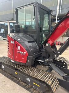 Mini-excavatrice Yanmar 55 d'occasion à bas prix, importée du Japon, VIO55, mini-pelleuse de 5,5 tonnes, excavatrice sur chenilles d'occasion avec chenilles en caoutchouc - Product Image 5