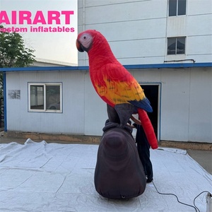 Perfecto para Eventos en Zoológicos y Parques Temáticos, Loro Inflable del Paraíso Tropical, Globo Inflable con Forma <span class=keywords><strong>de</strong></span> Pájaro Loro - Product Image 2