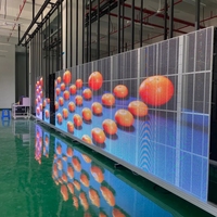 High Reflectivity Magic Mirror Glass High Transparency LED Curtain Wall Mirror Display Glass Panel