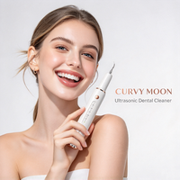 CURVY MOON Détartreur dentaire ultrasonique portable électrique pour l'élimination des taches, du tartre et de la plaque dentaire
