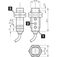 Kits de capteurs OR18-1FK5700N3 et assemblages de câbles
