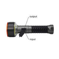 Lampe de travail et de camping rechargeable 600LM à base magnétique, lampe torche COB à gradation progressive, réglage de la mise au point USB, sortie Power Bank