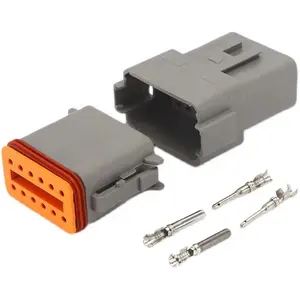 8 Pin Female and Male Waterproof Auto Connectors with Terminals for Deutsch connector