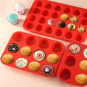 <span class=keywords><strong>Molde</strong></span> de Silicona Antiadherente para 6/12/24 Muffins, Galletas, Chocolates, Dulces, Cupcakes <span class=keywords><strong>Jumbo</strong></span>, Moldes para Hornear Pasteles - Product Image 2