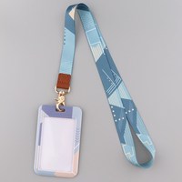 Vente en gros Lanière promotionnelle imprimée par sublimation Carte d'identité Lanière de cou Lanyards en polyester avec logo personnalisé