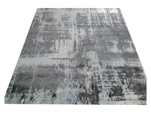Tapis en Viscose tissé à la main de luxe brodé imprimé professionnel doux soyeux lisse anti-dérapant tapis de chambre Durable pile moyenne - Product Image 1