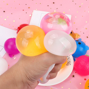 Balle anti-stress en forme de ballon d'eau, jouet sensoriel en plastique taille unique pour enfants, unisexe, pour la relaxation et le divertissement - Product Image 1
