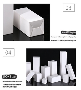 Boîte en carton personnalisée avec logo pour pilules, masques chirurgicaux, caractéristiques : plateau porte-munitions gaufré, rangement pour médicaments - Product Image 2