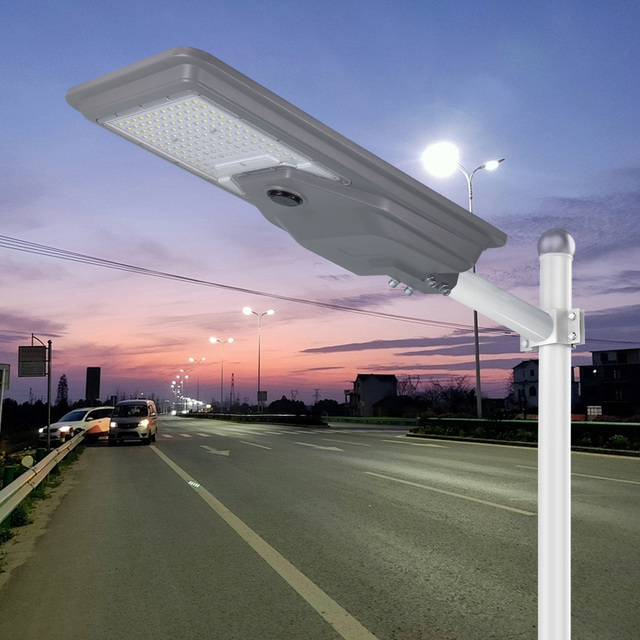 KCD Lifepo4 Batteries IP65 Outdoor Motion Sensor Smart 100w 200w 250w 300w 400w 500w All in One High Quality Solar Street Light