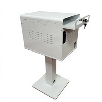 Stand Printer Logam Portabel dengan Laci Penyimpanan & Penutup Pelindung, Kompatibel dengan DNP DS620/DS620A/RX1, HITI P252L