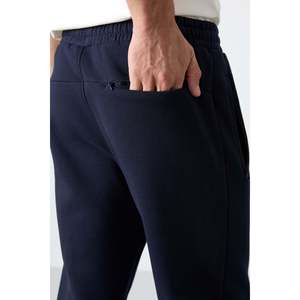 Pantalones Deportivos Tommylife para Hombre, Color Azul Marino, Forro Polar, Cintura Elástica, Corte Casual y Transpirable - Product Image 3