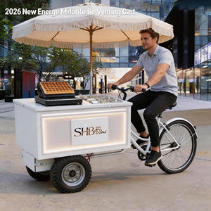Nuevo Triciclo Eléctrico de 2 Vías 2026 con Estructura de Acero, Carrito de Comida Móvil, 1 Año de Garantía <span class=keywords><strong>para</strong></span> Venta Ambulante de Bebidas, <span class=keywords><strong>Helados</strong></span> y <span class=keywords><strong>Kiosco</strong></span> - Product Image 3