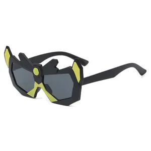 Meilleures ventes de lunettes de soleil pour enfants, lunettes de mode pour bébé, bande dessinée mignon diamant tide cool garçon lunettes de soleil