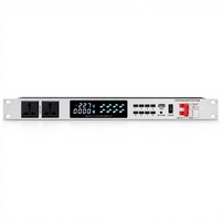 AOFO HG-388A Séquenceur d'alimentation audio 8 canaux avec double filtre, affichage de tension, protection contre les surtensions, conception portable en fer pour sonorisation de scène