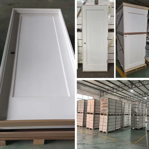 Puerta Interior de Diseño de Una Sola Hoja 2024, 30x80 Pulgadas, Núcleo Hueco Moldeado, Color Blanco Imprimado, para Casas - Product Image 4