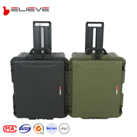 Étui rigide en plastique vert militaire 3720 pour le transport et la protection des outils