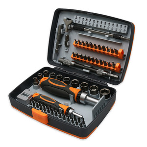 Juego de destornilladores de trinquete 68 en 1 con puntas magnéticas, herramienta de precisión para el hogar, para reparación de teléfonos y gafas - Product Image 1