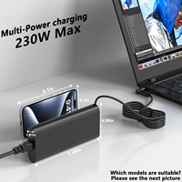 Adaptador de corriente de 230W de alta calidad para cargador de portátil para juegos HP 4,5*3,0mm Puerto azul 19,5 V 11.8a adaptador de corriente CA