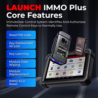 8 Inch LAUNCH X431 IMMO Plus Key Programmer Car Diagnostic Tools with DBScar VII Auto OBD2 Scanner for 2 Years Free Update