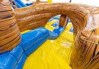 Ciudad de Diversión Inflable Comercial con Temática Pirata, Castillo Inflable Grande de PVC, Parque Infantil Inflable para Alquiler en Eventos