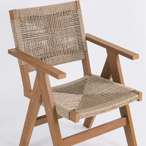 كرسي حديقة عملي خارجي كرسي حديقة كرسي حديقة من الراتان منسوج من الأديرونداك - Product Image 1