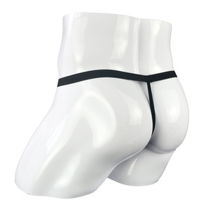 Biancheria intima da uomo Sexy da uomo all'ingrosso a vita bassa in pelle con rete a T-Pants cavi <span class=keywords><strong>per</strong></span> la tentazione mutande da uomo - Product Image 6