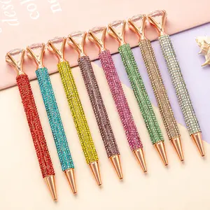 Bling Crystal Kugelschreiber Werbe personal isierter Diamant stift für Büros chüler