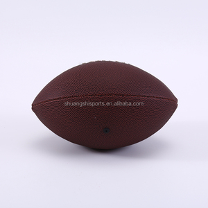 Custom Logo PROFESSIONAL leather soccer Rugby size <span class=keywords><strong>9</strong></span>'s American soccer - Product Image 6
