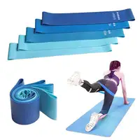 Bandes de résistance élastiques pour les hanches, étirements avec logo personnalisé, exercice de Yoga, mini marche avec bandes de résistance