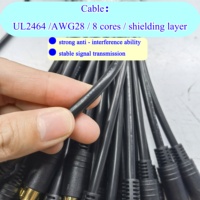 SHANWEI Maßgefertigter Kabelbaum 1M 2M 3M 9-Pin DIN-Stecker Vergoldeter Mini-DIN-Stecker Kabelbaum-Kabelkonfektion