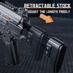 Pistolet à eau électrique <span class=keywords><strong>MP5K</strong></span> haute puissance avec capuchon de tir lumineux, grande capacité, rechargeable, automatique, jouet aquatique à jet continu - Product Image 4