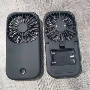 Mini ventilateur portable rechargeable avec logo personnalisé, support détachable, flux d'air puissant, fonctionnement silencieux pour les fêtes d'été, les voyages et l'utilisation en extérieur - Product Image 2