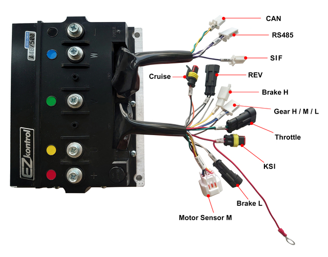 Wholesale Low Price BLDC Controller 48V 72V 1200A 1500A Electric Motorcycle Controller Boat Controller