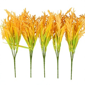 Decorazioni Autunnali Realistiche di Alta Qualità, Piante Artificiali, Grano Secco Finto, <span class=keywords><strong>Zucca</strong></span> a Stelo Singolo per Ringraziamento e Laurea - Product Image 3
