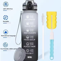 Bouteille d'eau personnalisable en tritan sans BPA à débit direct pour l'eau bouillante Bouteille de marque OEM tendance pour la randonnée