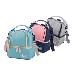 Fashion Ladies Double-deck Mummy <b>Bag</b> for Wholesales Milk <b>Bottle</b> Insulated Thermal <b>Cooler</b> Storage <b>Bag</b> Factory Price - Product Image 1