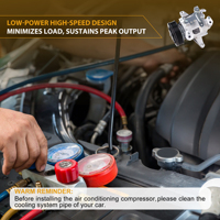 Compresseur de climatisation YLB pour embrayage compatible avec Subaru Impreza 2.0L 2012-2016, Crosstrek 2.0L 2016-2017, Forester 2014-2018