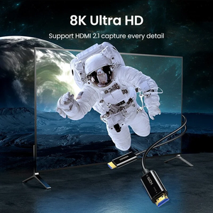 Câble <span class=keywords><strong>HDMI</strong></span> 2.1 à fibre optique <span class=keywords><strong>UGREEN</strong></span> HD141 48 Gbps 8K 60Hz 4K 240Hz HDR dynamique EARC HDCP2.3 Unidirectionnel 10M/20M/30M/50M - Product Image 2