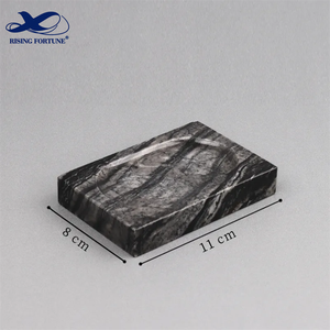 Jabonera artesanal para baño, jabonera de piedra Natural, Barra de <span class=keywords><strong>ducha</strong></span> de piedra de mármol de lujo, jabonera individual para Hotel - Product Image 1
