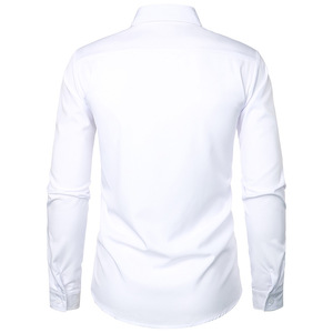 2025 <span class=keywords><strong>camicia</strong></span> da smoking con volant Ruche rosa Trendy da <span class=keywords><strong>uomo</strong></span> stile retrò a manica lunga <span class=keywords><strong>camicia</strong></span> da <span class=keywords><strong>uomo</strong></span> - Product Image 3