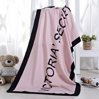 High Quality Reactive Print Cotton Beach Towel Pink Beach Towel Bath Towels Customs Logo