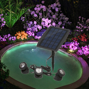 Luces LED <span class=keywords><strong>Solares</strong></span> Sumergibles <span class=keywords><strong>para</strong></span> Estanques, Lámpara RGB <span class=keywords><strong>para</strong></span> Piscina, Impermeable IP68, Foco <span class=keywords><strong>para</strong></span> Jardín, Césped, Fuentes y Acuarios - Product Image 4